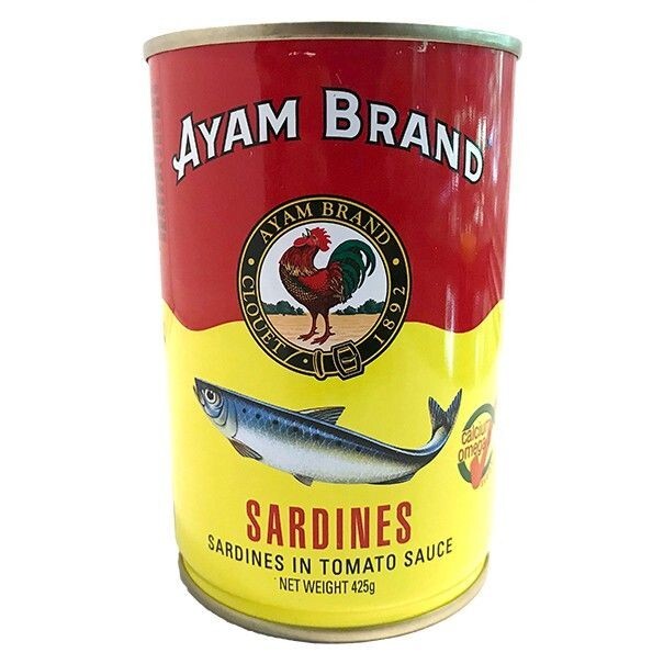 Ayam Brand Sardine in reach 2 types of Tomato/Spicy Sauce 425 G(Mackerel) gallery