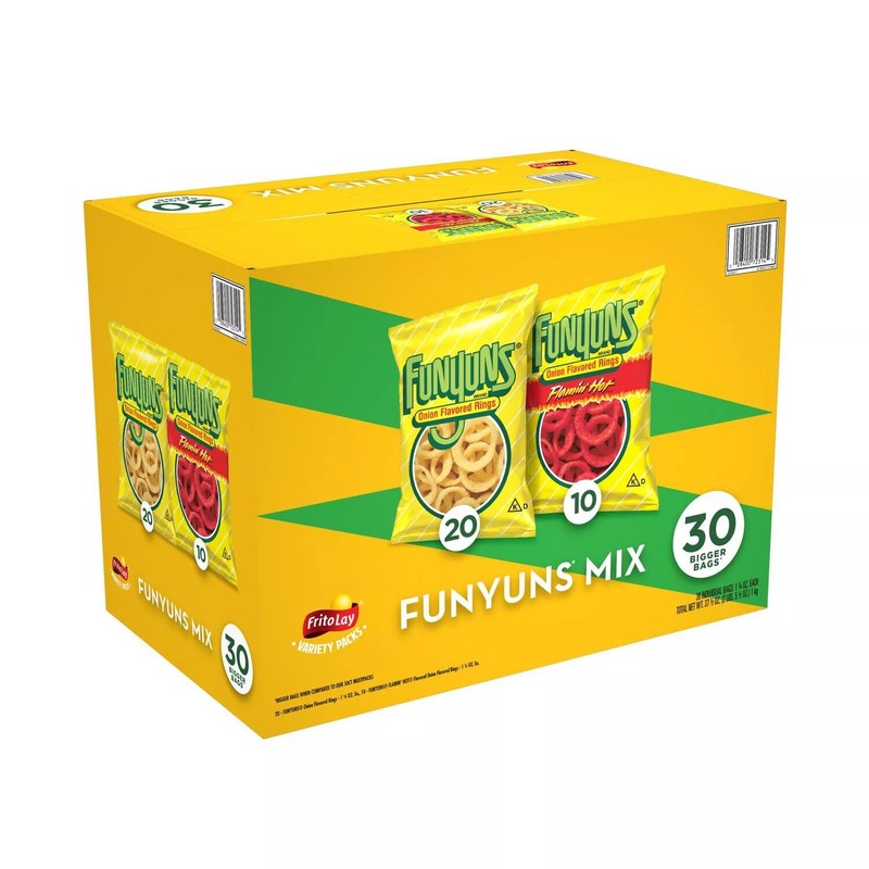 Funyuns Onion Flavored Rings Variety Pack (1.25 oz., 30 pk.)