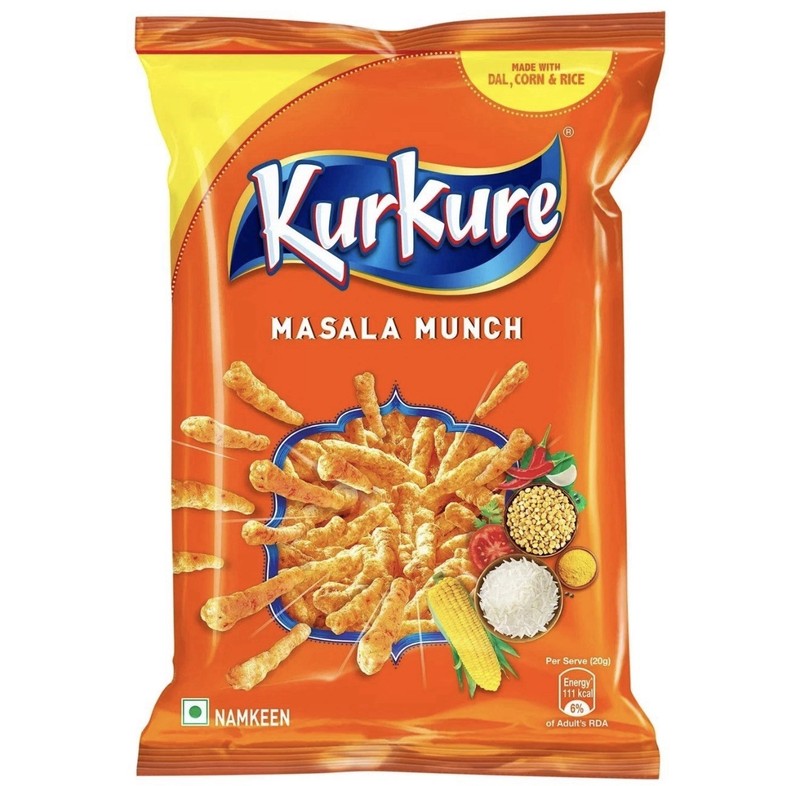 Kurkure Masala Munch – 4 pack, 81.9 G Bags