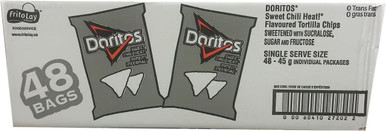 Frito Lay Doritos Chips Sweet Chili Heat, (48ct/45g) {Imported from Canada} gallery