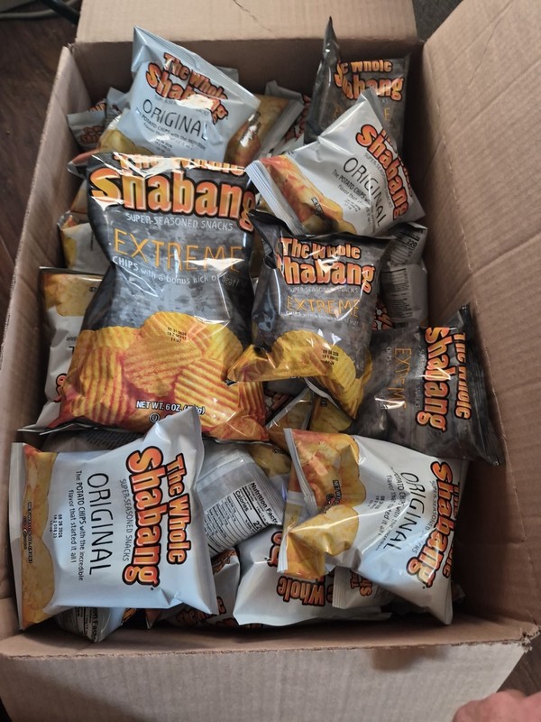 The Whole Shabang Extreme & Original Potato Chips 6oz Halal Single Bag gallery