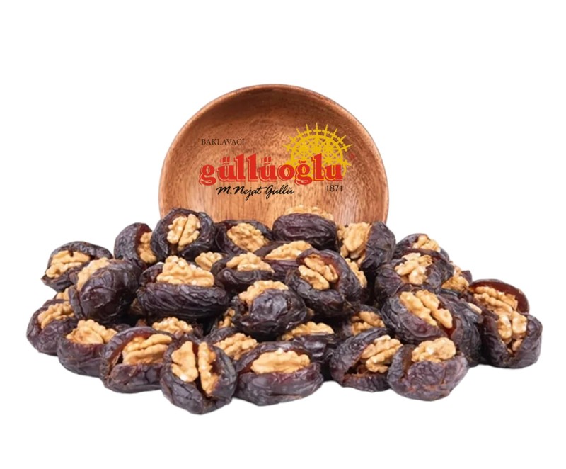 Gulluoglu Walnut-Stuffed Dates, daily fresh shipment from Gulluoglu Shop
