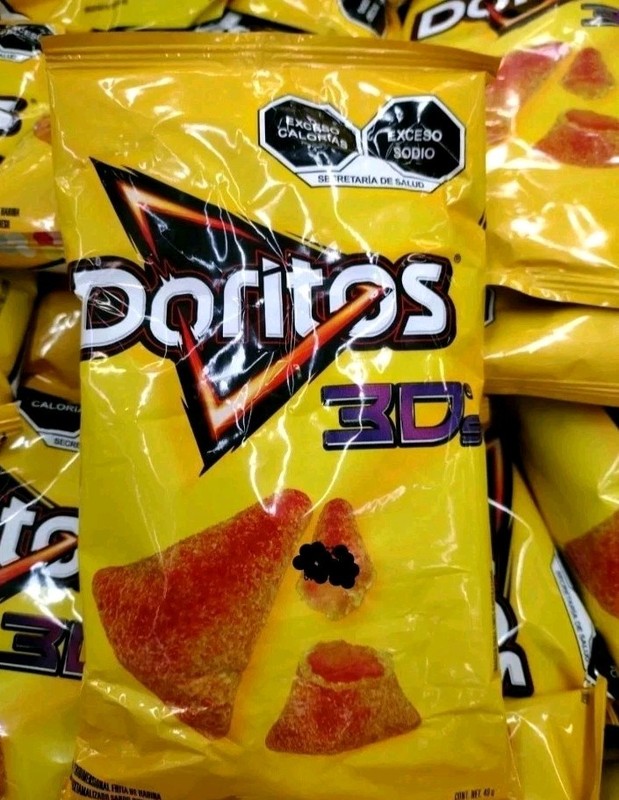 5X DORITOS 3D CHIPS QUESO – 5 BAGS OF 40g EACH – FREE SHIPPING