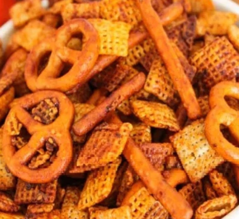 BUY 5LB & GET 1 LB FREE JAPANESE TERIYAKI CUSTOM MADE SNACK MIX,CHIPS MIX BULK!!