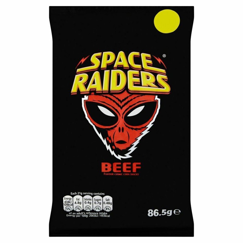 Space Raiders Beef – 86.5g – Pack of 4
