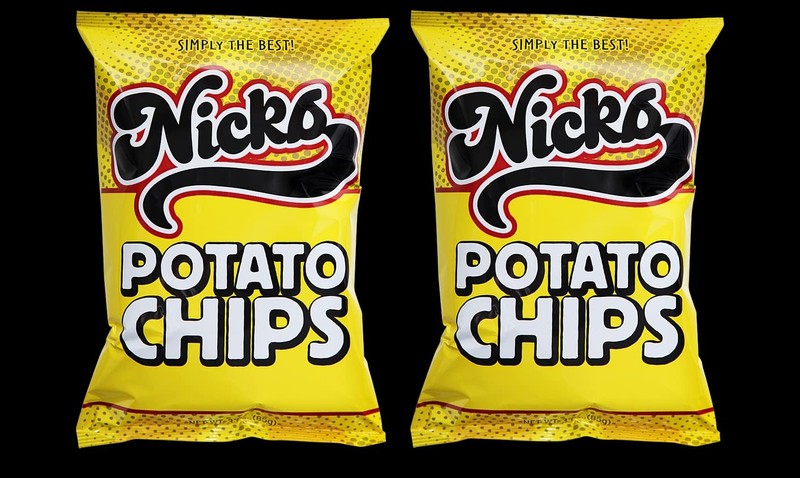 2 Bags Of Nicks Potato Chips 1oz (Regular (Thick Cut)) 1 Ounce (Pack of 1)