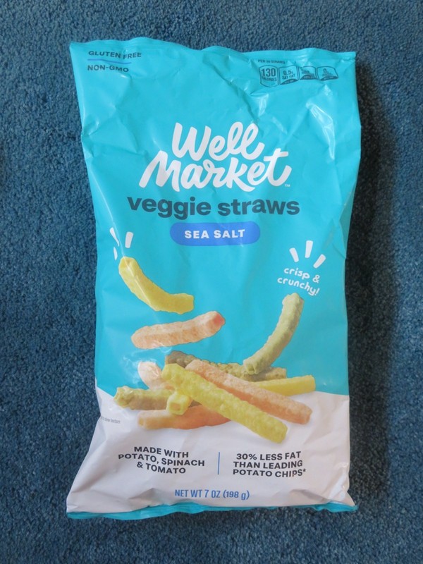 (2) Bags Well Market Veggie Straws Sea Salt Flavor 7 Oz Each Gluten Free NON-GMO gallery