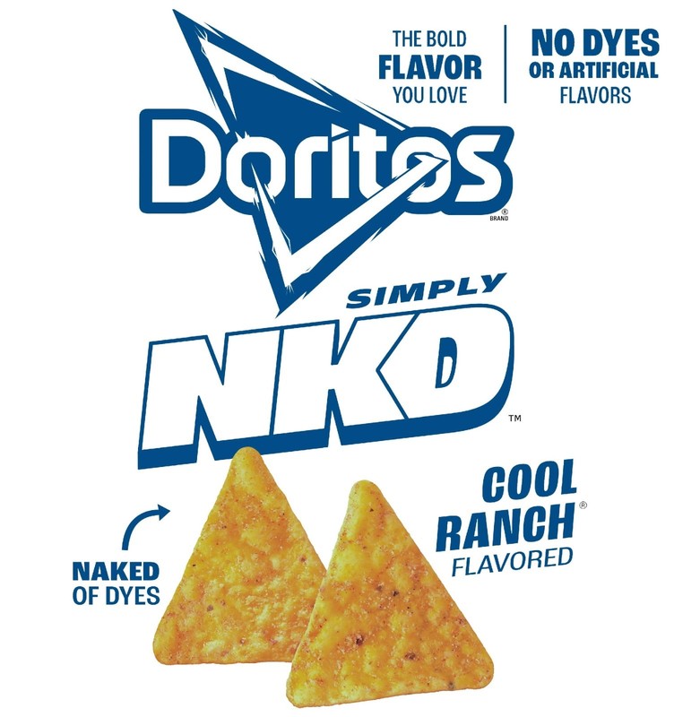 Doritos Simply NKD Naked No Dyes Artificial Cool Ranch Tortilla Chips 2Pk 9.25oz gallery