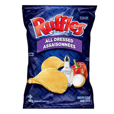 Lay’s Ruffles Potato Chips, All Dressed,585g/20.6oz {Imported from Canada}