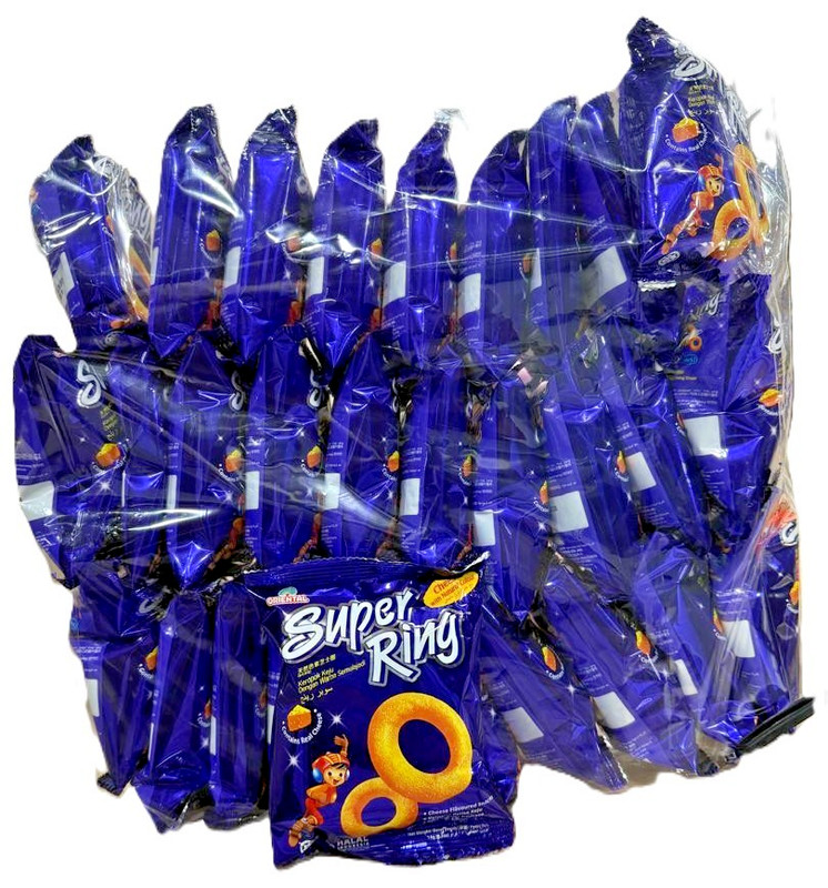 Super Ring Cheese Snacks Malaysia Favorite 14g X 30’s – 1 Pack