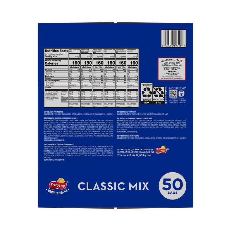 Frito-Lay Classic Mix Variety Pack (50 pk.) gallery