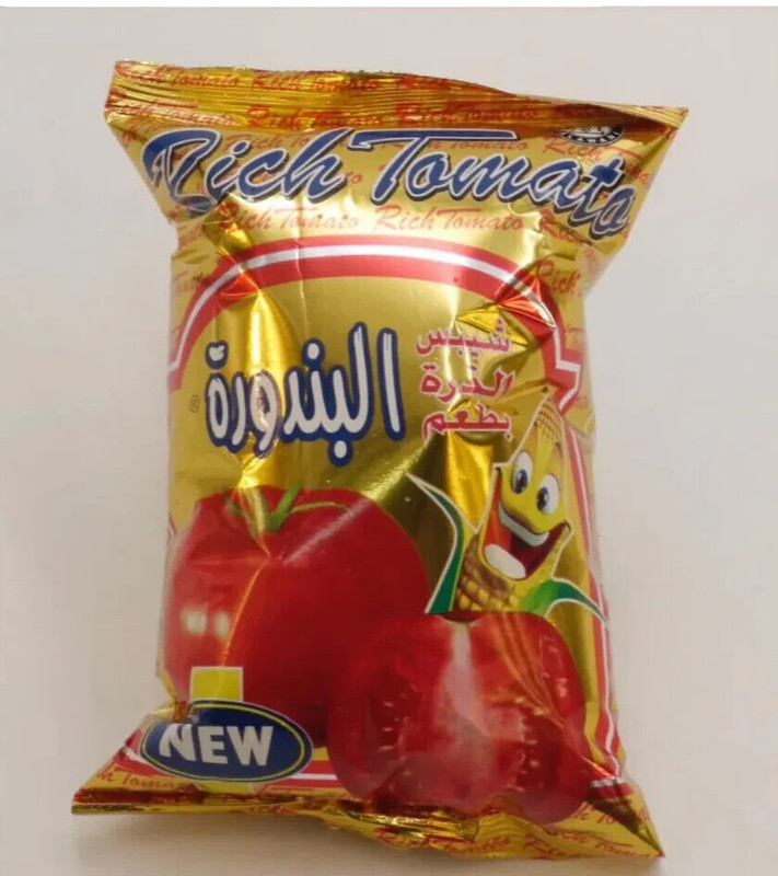 14 Pack X Halawani Rich Tomato Corn Chips Tomato Flavor ( 19 gram) شبس الذرة