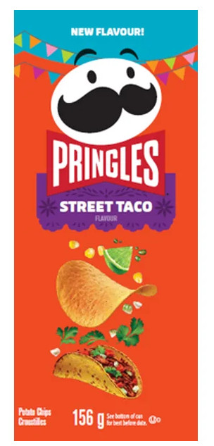 Pringles Street Taco Potato Chips 156g