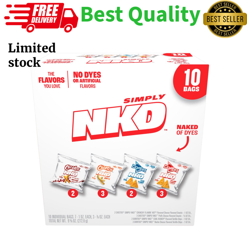 Frito Lay Simply NKD Snack Mix 10 Pack No Dyes No Artificial Flavors