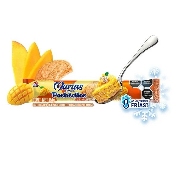 5X GALLETAS MARIAS 🇲🇽 SABOR PAY DE MANGO - SPECIAL EDITION (84g Each One)