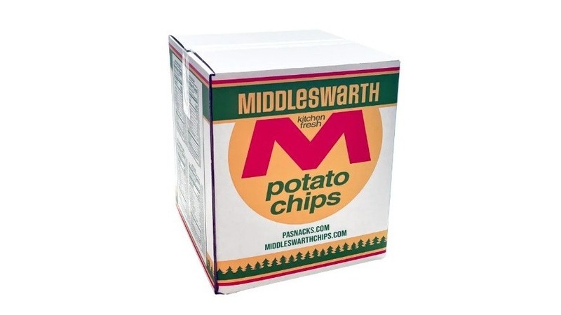 Middleswarth Potato Chips 3 pound Box FRESH! Choose your flavor! BULK value