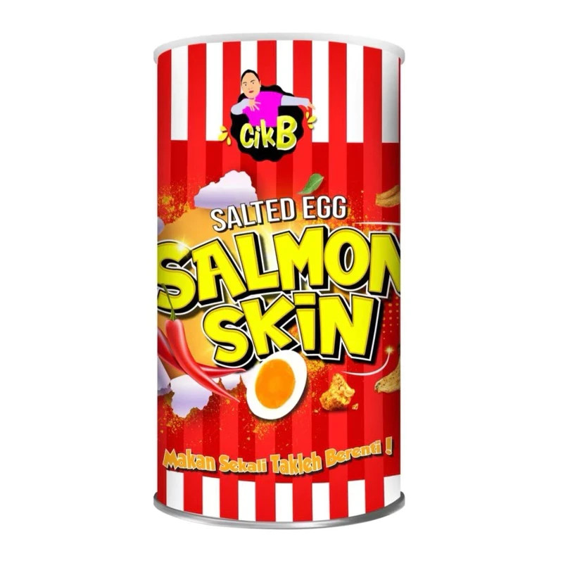 3 X260g Salted Egg Salmon Skin Chips Malaysia Snack Expedited Ship From Malaysia gallery