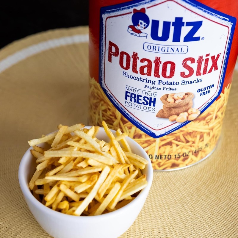 Utz Potato Stix, Original – 15 Oz. Canister – Shoestring Potato Sticks. gallery