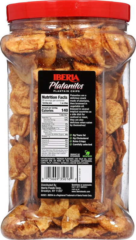 Iberia Maduritos Naturally Sweet Plantain Chips, 20 Ounce (Pack of 1) gallery