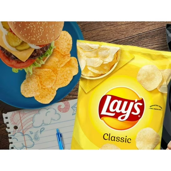 Lay's Classic Potato Chips 1 oz 50 Pack Fresh Snack Bags Bulk gallery