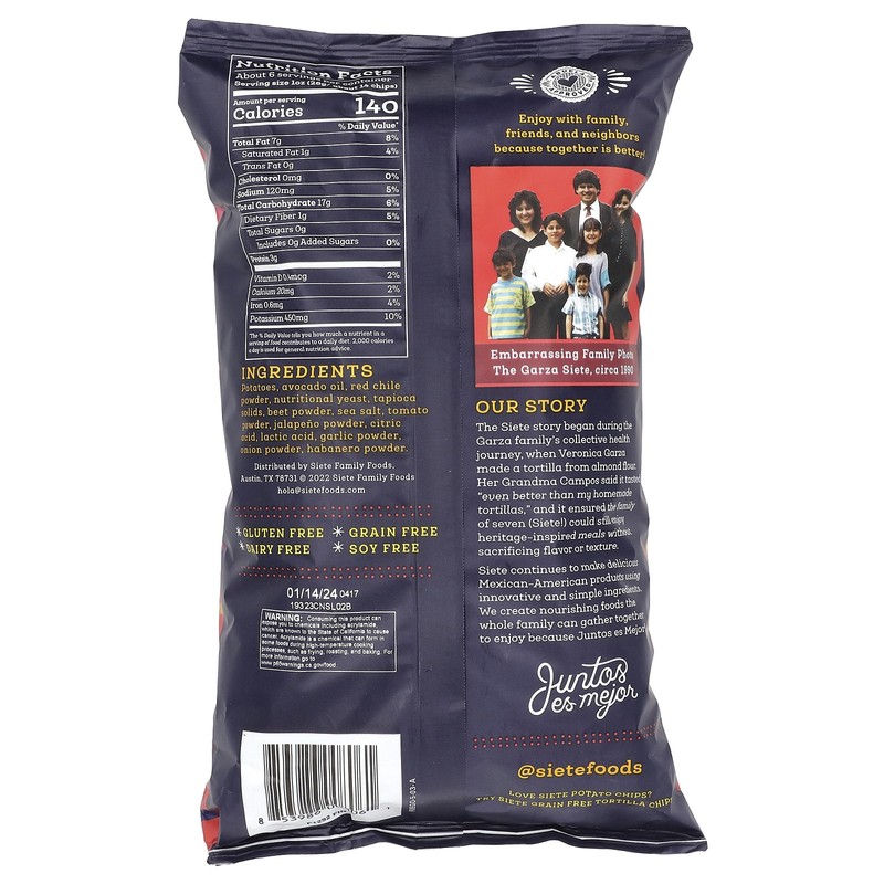 Potato Chips, Fuego , 5.5 Oz (156 g) gallery