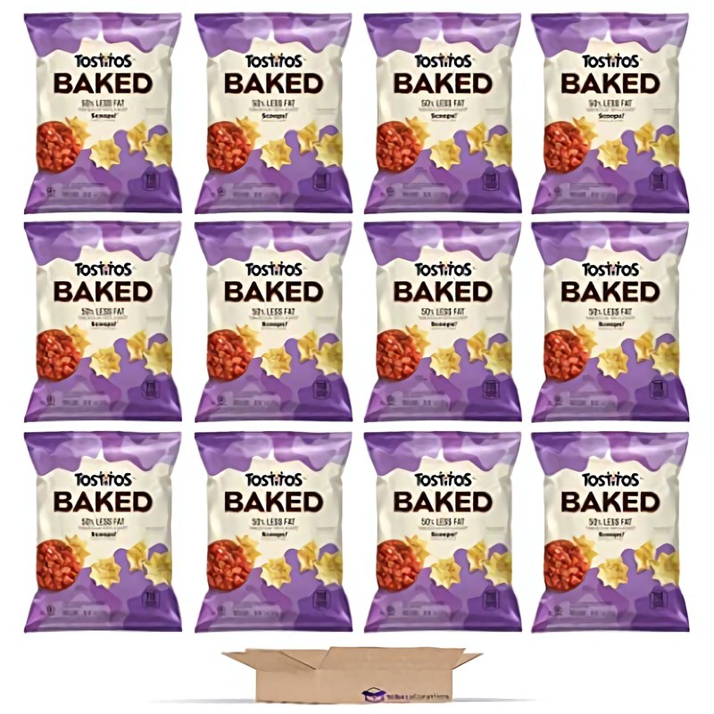 Tostitos Baked Scoops Tortilla Chips Single Serve Bags, .875 Oz, 12 Pack gallery