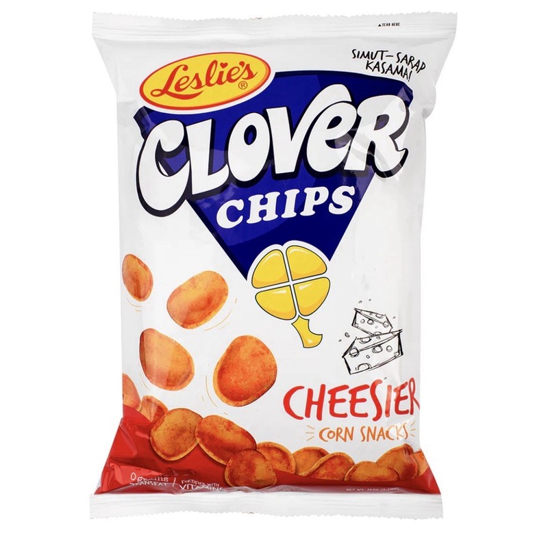 Leslie’s Clover Chips Cheese Flavor - 145g - Pack of 4