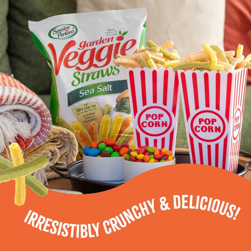 Variety Pack Veggie Straws Sea Salt Zesty Ranch 24 Count Gluten Free Snacks gallery