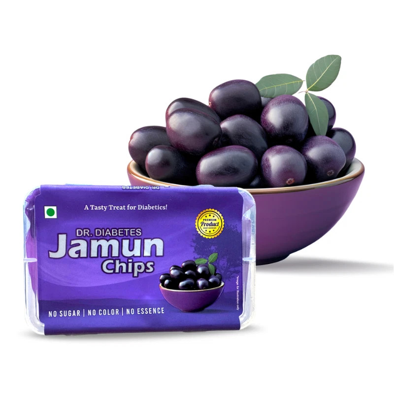 Pure Natural Jamun Chips No Sugar , No Essence , No Colour - 80 Gm gallery
