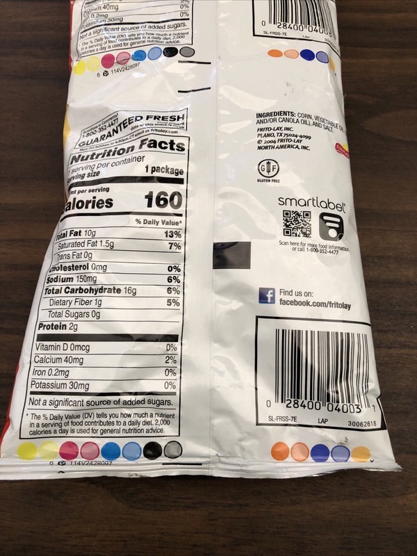 FRITOS CORN CHIPS-RARE DOUBLE BAG UNOPENED WITH CHIPS INSIDE-FACTORY MIS-PACKAGE gallery