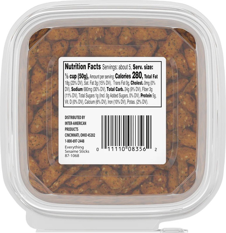 KG Natural Leaf Everything Sesame Sticks 9 oz - 5 Pack gallery