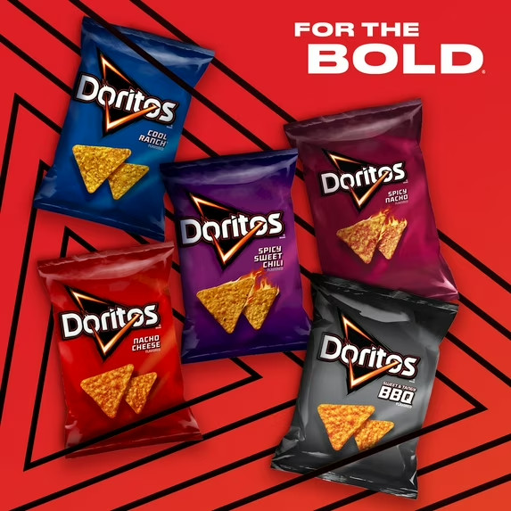Doritos Tortilla Chips 5 Flavor Variety Pack Snack Chips, 1 oz Bags, 18 Count. gallery