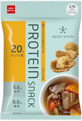 [Official] BODYSTAR Protein Snack Consommé Flavor 42g x 12 bags High Protein