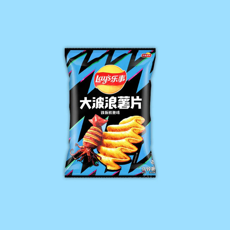 Lay’s Wavy Grilled Squid 70g (China) Exotic Snacks