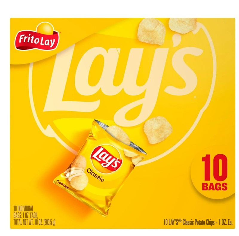 Lay's Classic Potato Chips, 1 oz Bags (Pack of 10) gallery