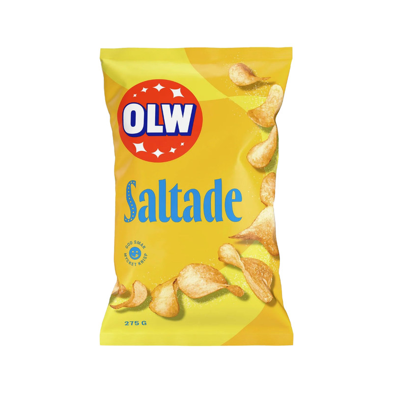 OLW Lightly Salted Potato Chips – Classic Crunch, 275g Bag