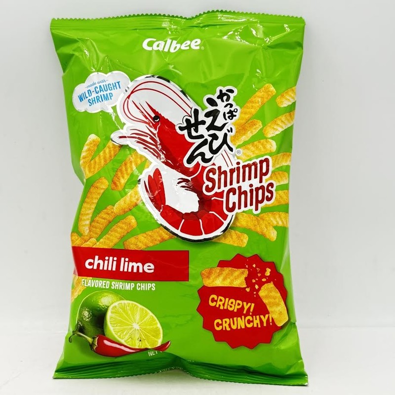 Calbee Shrimp Chips Baked - Chili Lime Flavored 3.3oz/(94g)