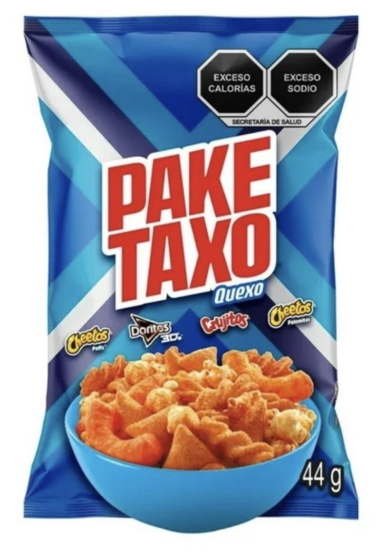 5X PAKE TAXO QUEXO – SABRITAS MEXICANAS (5 Paquetes de 44g c/u)