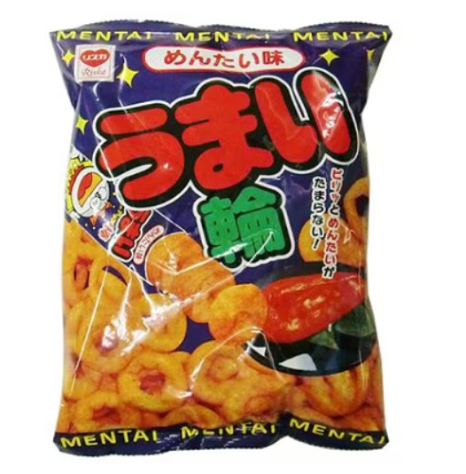 Umaiwa Spicy cod roe flavor corn snack 75g japanese snack from Japan Riska