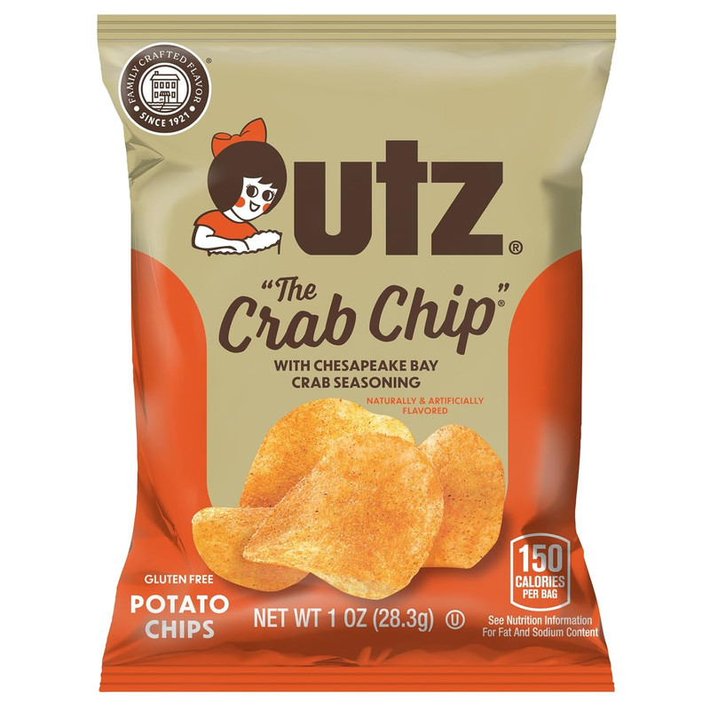 Utz Crab Chips 1 Oz. Bags, 42 Count, Crispy Fresh Potato Chips, Perfect for Vend gallery