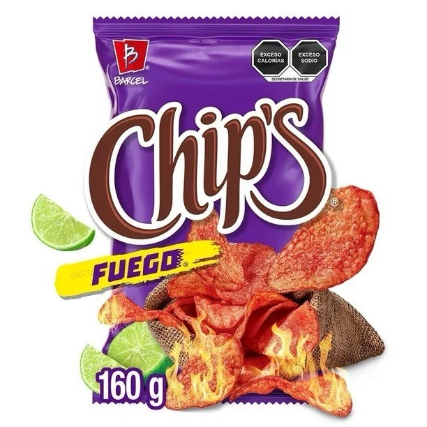 🔥MEXICAN Barcel Chips Fuego, 160g Bag