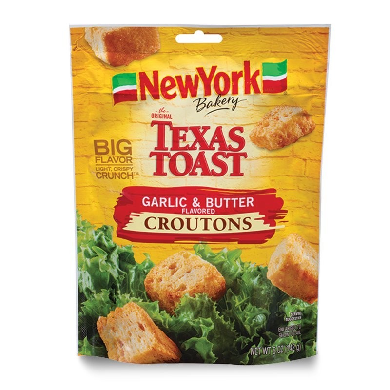 (3 Pack) New York Bakery Texas Toast Garlic & Butter Croutons, 5 Oz Bag... gallery