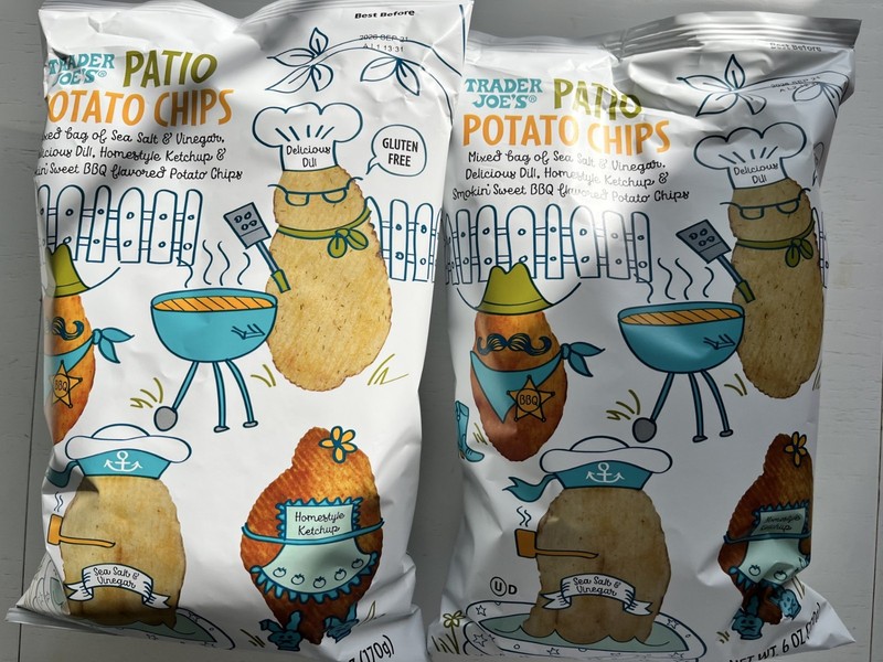 2 Packs- Trader Joe’s Patio Potato Chips 6 oz Each