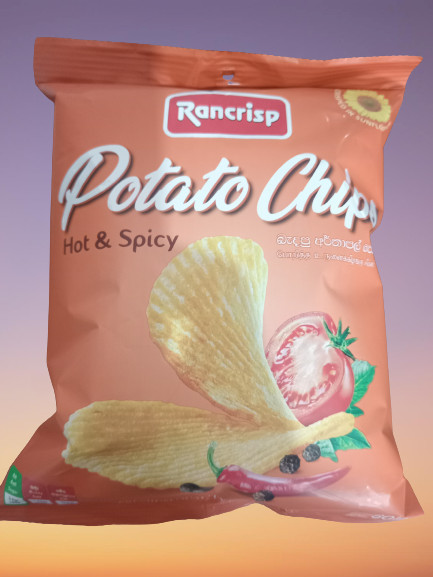 Potato Chips from 100% Natural Potato , Savory Snack in different flavors