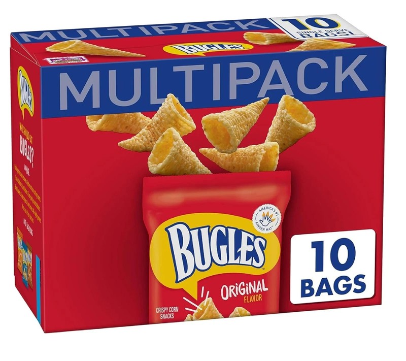 Bugles Crispy Corn Snacks, Original Flavor, Snack Bag, 8.75 oz…