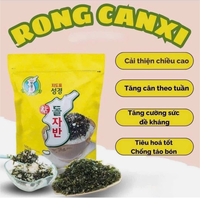 Rong Bien Canxi Han Quoc - Korean Sung Gyung Dried Seaweed Snack 500g gallery