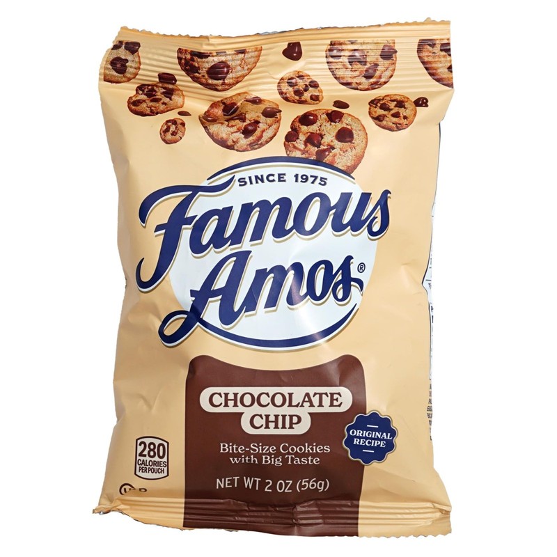 Famous Amos 2 oz., Pack of 15, Individual Bags 2 Ounce (Pack 15), brown gallery