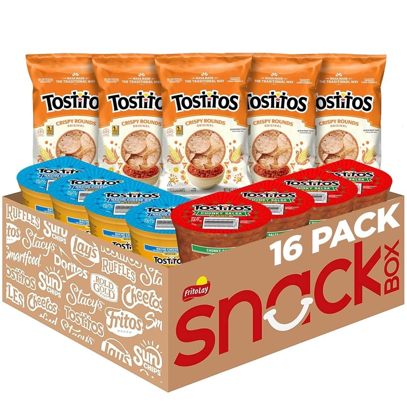 Convenient Tostitos Tortilla Chips & Dips Pack - Perfect for Snacking On-the-Go gallery