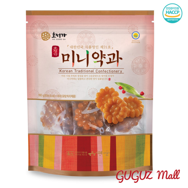 [HOJEONG -GA] Yakgwa Yakwa Traditional Korean Sweet Pastry Korean cookie 약과
