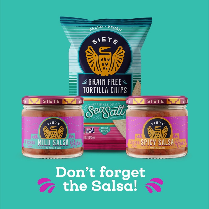 Siete Family Foods Grain Free Tortilla Chips, Sprinkle of Sea Salt, 5 oz gallery